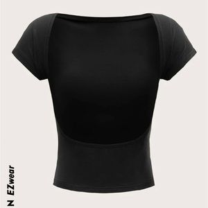 Shein backless top